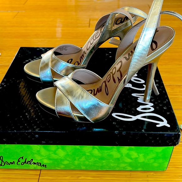 Sam Edelman Eliza chrome gold - Picture 1 of 5
